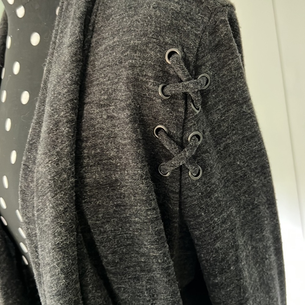 Grey Basic Long Cardigan - image 4